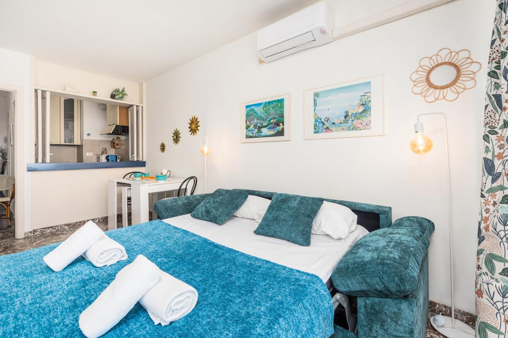 'Le Berkeley' Vue Mer, Centre, Parking Menton Luaran gambar